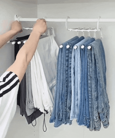 🎁Mother's Day Gift!⚡Almost Gone-🔥Multi-functional Pants Rack