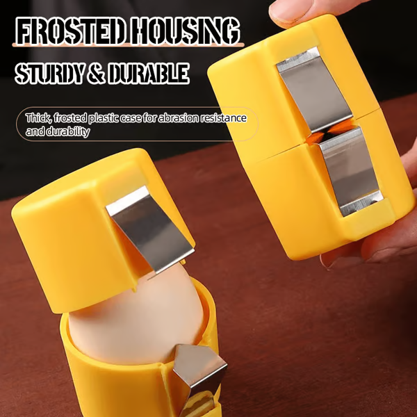 🎊Stainless Steel Egg Opener – Crack, Cut, and Separate Eggs Easily🍳(🥚Buy 1 Get 1 Free)