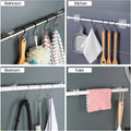 🔥Nail-Free Adjustable Curtain Rod Bracket Holders – Drill-Free & Wall-Safe