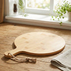 Premium Natural Wood Pizza & Serving Board