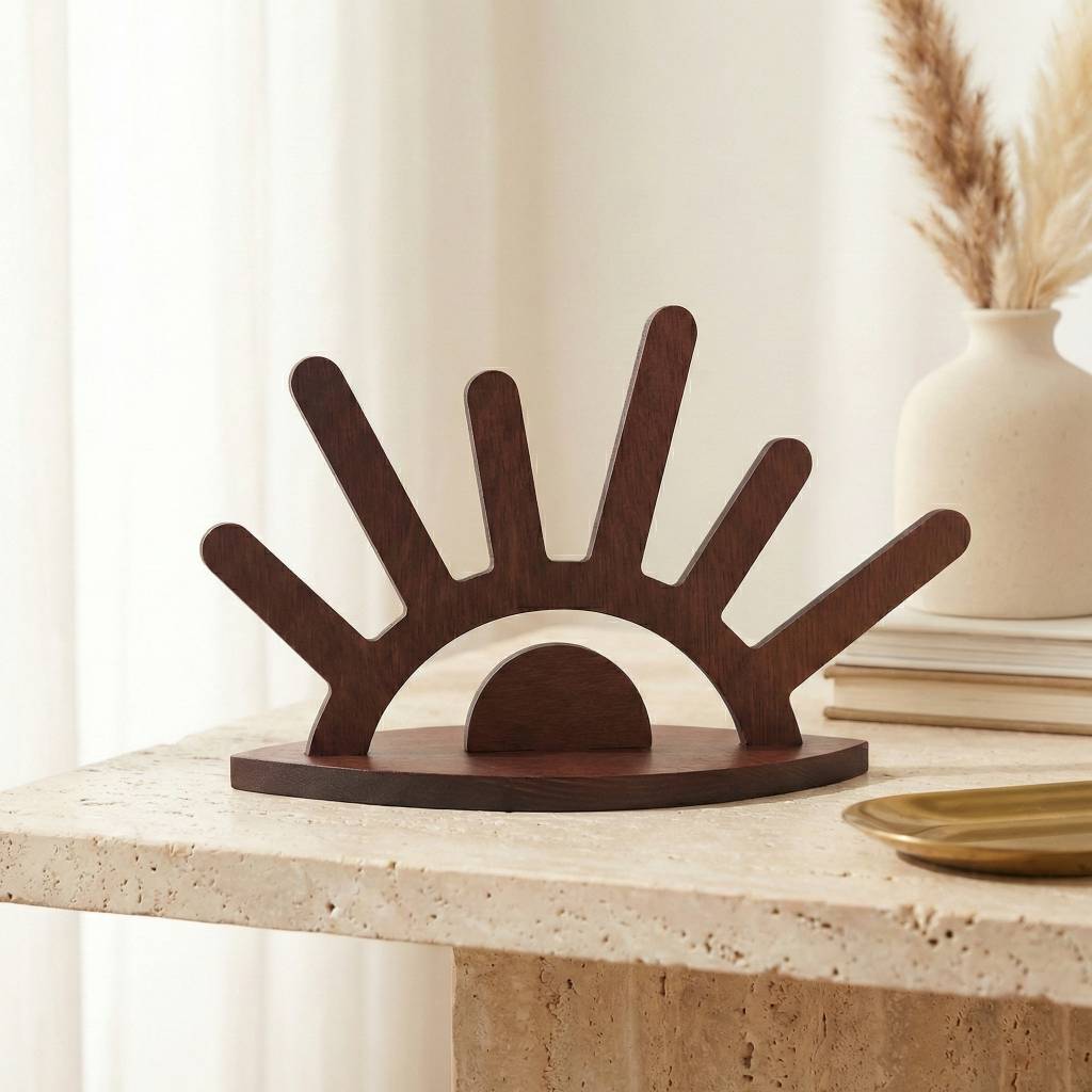 Creative Wooden Jewelry Display Stand