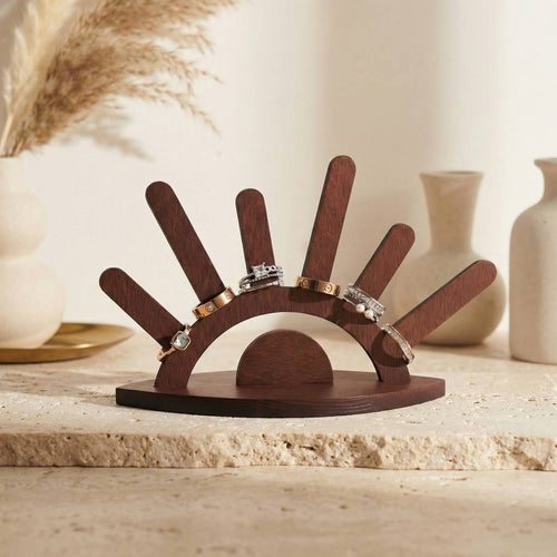 Creative Wooden Jewelry Display Stand