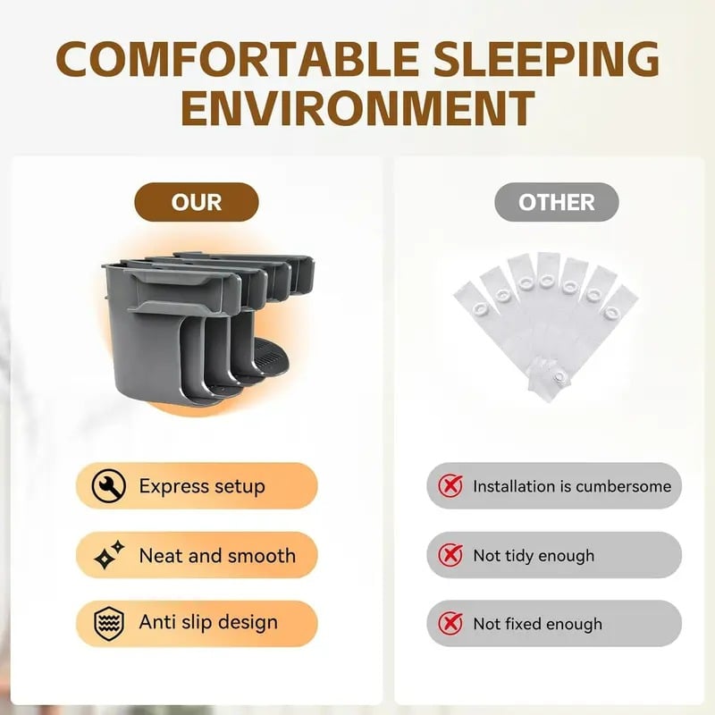 🔥4-Pack Universal Heavy-Duty Bed Sheet Holder Straps No-Slip Peace of Mind