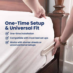 🔥4-Pack Universal Heavy-Duty Bed Sheet Holder Straps No-Slip Peace of Mind