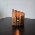 Modern Minimalist Natural Wood Grain Candle Holder